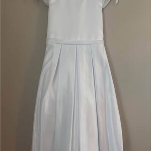 Charming White Formal Kids Dress